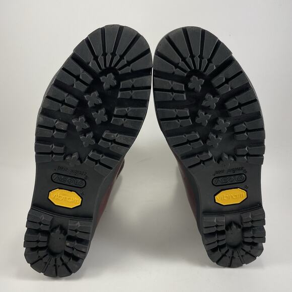 Asolo AFX 556 Hiking Boots Womens Size 9.5 Brown Leather Mid Lace Up Vibram - Picture 10 of 11